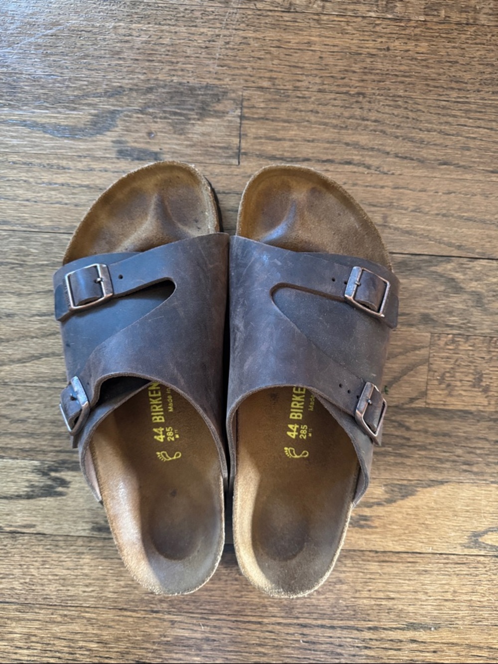 Birkenstock Zurich Brown Two-Strap Sandal 44 (11-11.5)